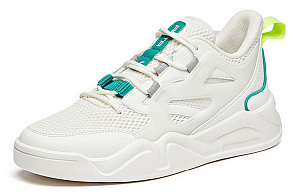 Anta Life Collection Slip Resistant, Lightweight, And Breathable Low top Skateboard Shoes Men's Ivory White 1 4327973