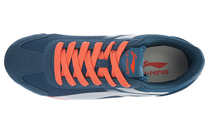 LiNing Shock Absorbers Slip Resistant, Abrasion Resistant, Lightweight Low Top Running Shoes Men's Blue White 3 4327992