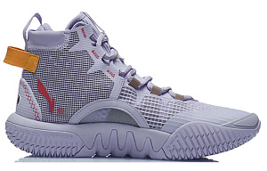 LiNing Badfive 2 Abrasion Resistant Slip Resistant High top Performance Basketball Shoes Men's Light Wisteria Purple 1 4328094
