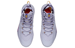 LiNing Badfive 2 Abrasion Resistant Slip Resistant High top Performance Basketball Shoes Men's Light Wisteria Purple 3 4328096