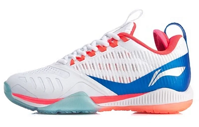 LiNing Cool Shark 2.0 Breathable Low top Badminton Shoes Women's Standard White