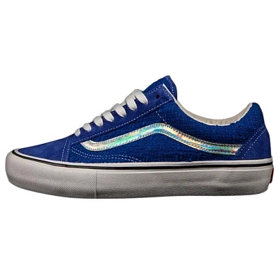 Vans Supreme X Old Skool Pro Iridescent 'Blue'