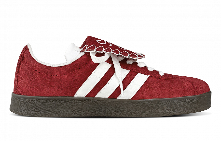 Adidas VL COURT 2.0 Sausage Cushioning, Wear Resistant Low Top Skateboard Shoes Women's Red купить в интернет-магазине Yoocart с быстрой доставкой по России.