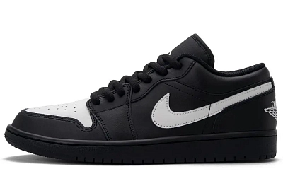 Jordan Air Jordan 1 Back To Future Low Top Vintage Basketball Shoes Unisex Black White