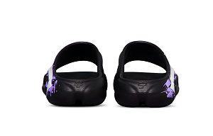 LiNing BADFIVE Slide Slip Resistant Abrasion Resistant Antibacterial Slide Slippers Men's Black White Purple 3 4329635