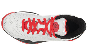 LINING All City 4 Basketball Shoes Unisex Mid top White/Black/Red 2 4329712