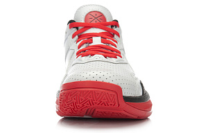 LINING All City 4 Basketball Shoes Unisex Mid top White/Black/Red 3 4329713