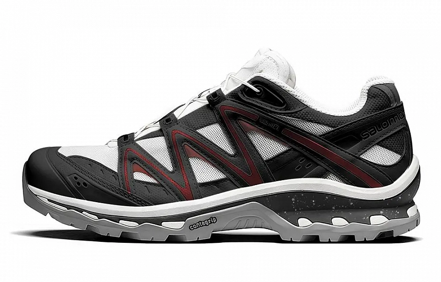 SALOMON XT Quest Red Queen Slip Resistant Low Top Outdoor Shoes Unisex Black Red White купить в интернет-магазине Yoocart с быстрой доставкой по России.