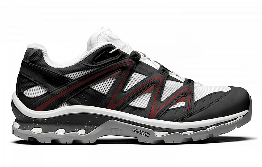 SALOMON XT Quest Red Queen Slip Resistant Low Top Outdoor Shoes Unisex Black Red White купить в интернет-магазине Yoocart с быстрой доставкой по России.