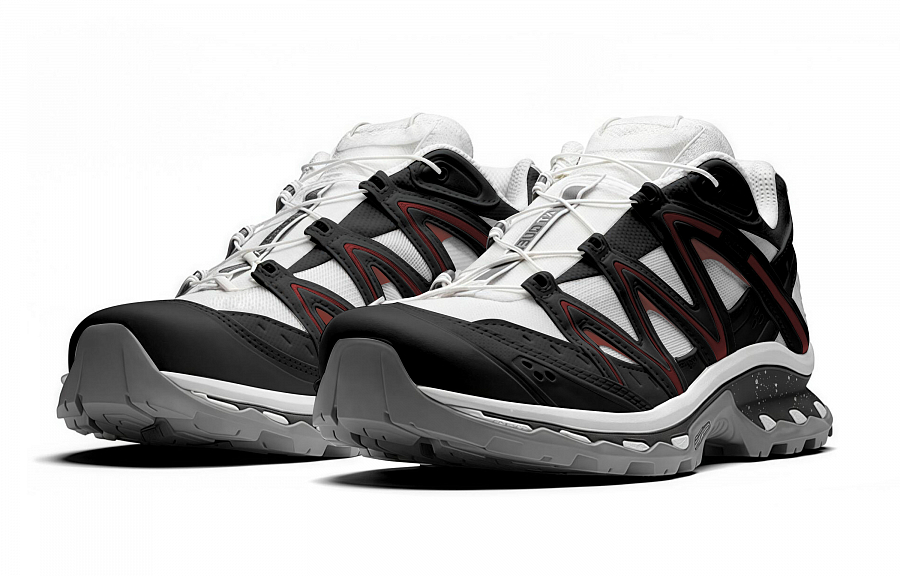 SALOMON XT Quest Red Queen Slip Resistant Low Top Outdoor Shoes Unisex Black Red White купить в интернет-магазине Yoocart с быстрой доставкой по России.