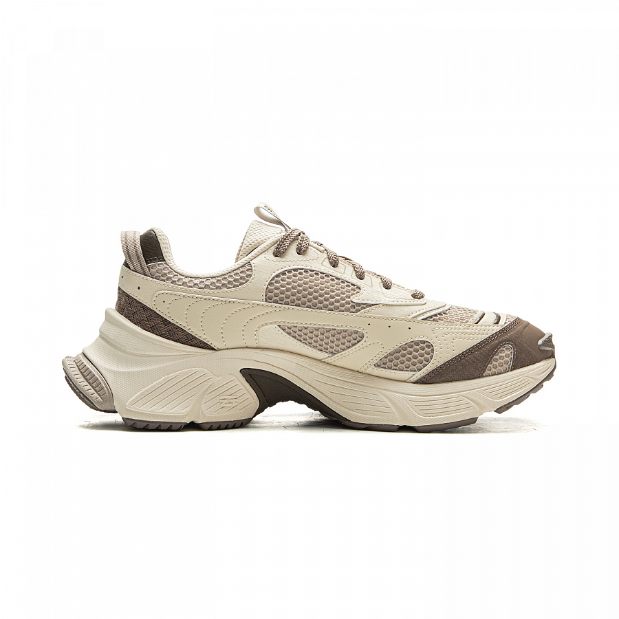 LiNing Star Cushioning Abrasion Resistant Breathable Low Top Chunky Sneakers Men's Beige Brown купить в интернет-магазине Yoocart с быстрой доставкой по России.