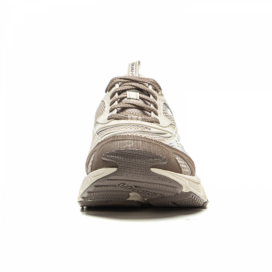 LiNing Star Cushioning Abrasion Resistant Breathable Low Top Chunky Sneakers Men's Beige Brown купить в интернет-магазине Yoocart с быстрой доставкой по России.