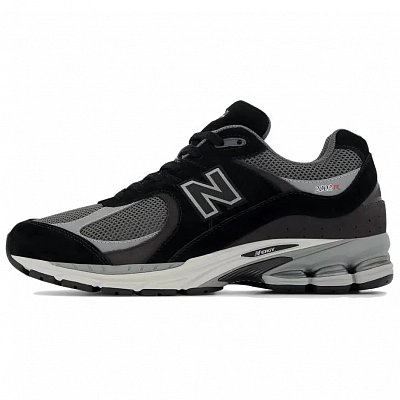 New Balance NB 2002 Abrasion Resistant Low top Casual Running Shoes Unisex Black Gray