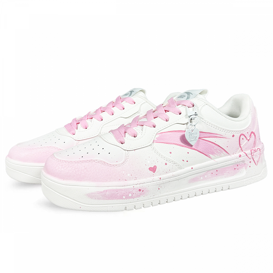 Anta Life Collection Slip Resistant Cushioning Abrasion Resistant Low Top Skateboard Shoes Women's Pink White купить в интернет-магазине Yoocart с быстрой доставкой по России.