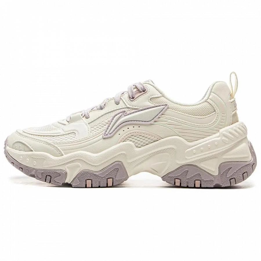 LiNing Brown Sugar Slip Resistant, Abrasion Resistant, Breathable Low top Casual Shoes Women's Ecru Gray купить в интернет-магазине Yoocart с быстрой доставкой по России.