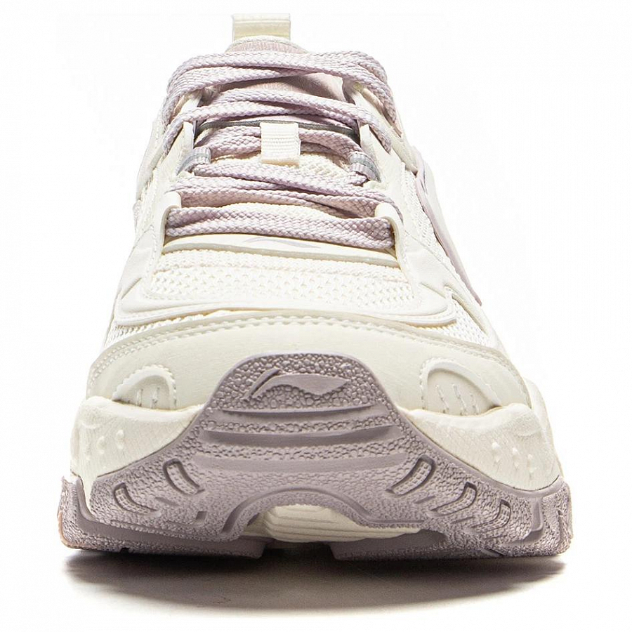 LiNing Brown Sugar Slip Resistant, Abrasion Resistant, Breathable Low top Casual Shoes Women's Ecru Gray купить в интернет-магазине Yoocart с быстрой доставкой по России.