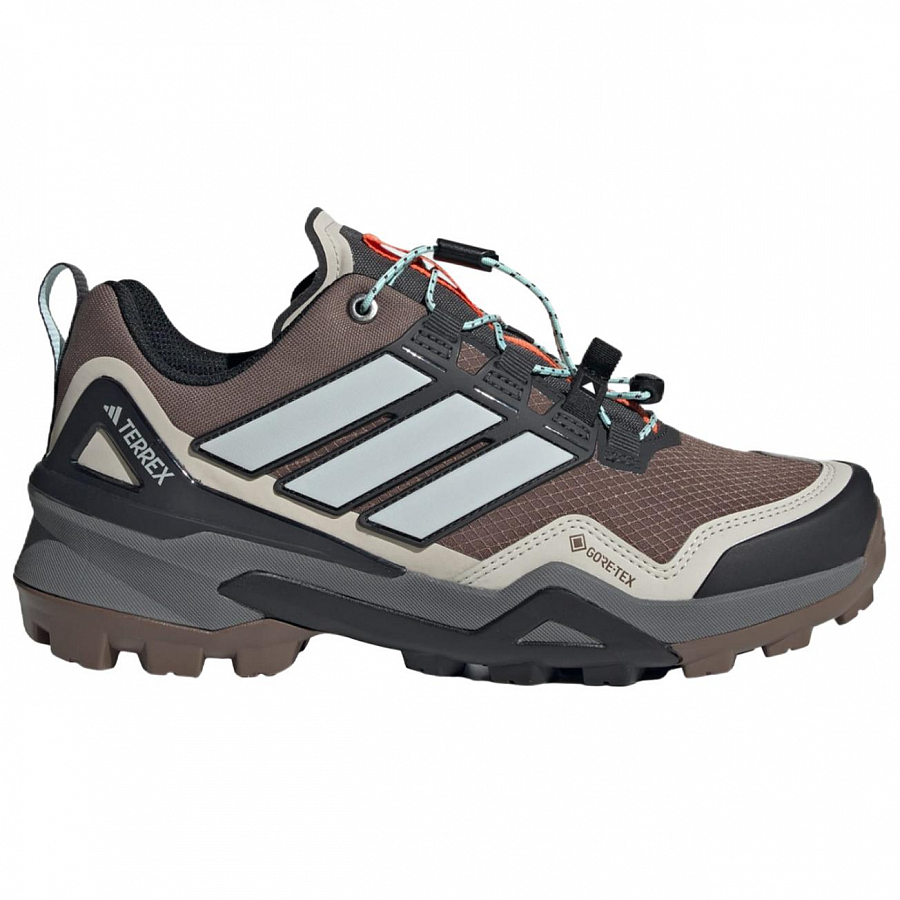 Adidas Terrex Skychaser Waterproof And Breathable Support Grip Low top Mountaineering Hiking Shoes Women's Red Brown купить в интернет-магазине Yoocart с быстрой доставкой по России.