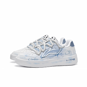 LiNing Pontoon Boats Slip Resistant Cushioning Breathable Low Top Skateboard Shoes Men's Blue White 2 4329945
