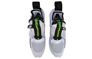 LiNing Reburn WS Mid top Vintage Basketball Shoes Unisex Gray White 3 4329971