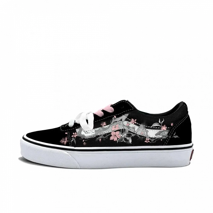 Vans Ward Abrasion Resistant Low top Skateboard Shoes Women's Silver купить в интернет-магазине Yoocart с быстрой доставкой по России.