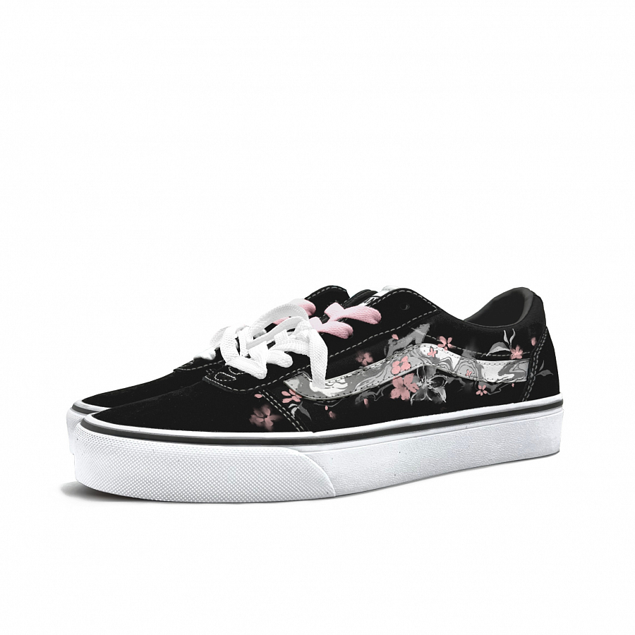 Vans Ward Abrasion Resistant Low top Skateboard Shoes Women's Silver купить в интернет-магазине Yoocart с быстрой доставкой по России.