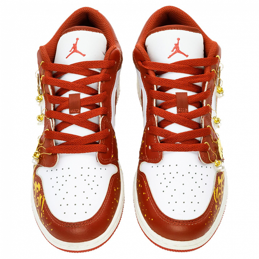 Jordan Air Jordan 1 Xi Yué Low Top Vintage Basketball Shoes Unisex Red купить в интернет-магазине Yoocart с быстрой доставкой по России.