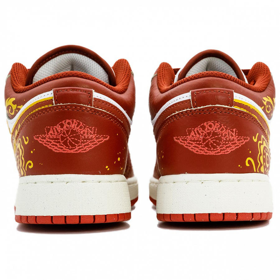Jordan Air Jordan 1 Xi Yué Low Top Vintage Basketball Shoes Unisex Red купить в интернет-магазине Yoocart с быстрой доставкой по России.