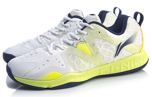 LiNing Abrasion Resistant, Breathable, Lightweight Low top Badminton Shoes Unisex Standard White 2 4330113