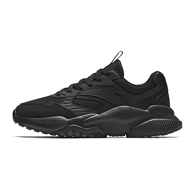 Anta Breathable Height Increase Low top Casual Shoes Women's Black