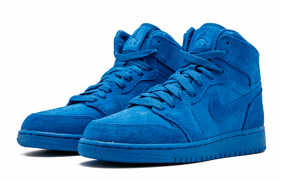 Jordan 1 Retro High Blue Suede GS купить в интернет-магазине Yoocart с быстрой доставкой по России.