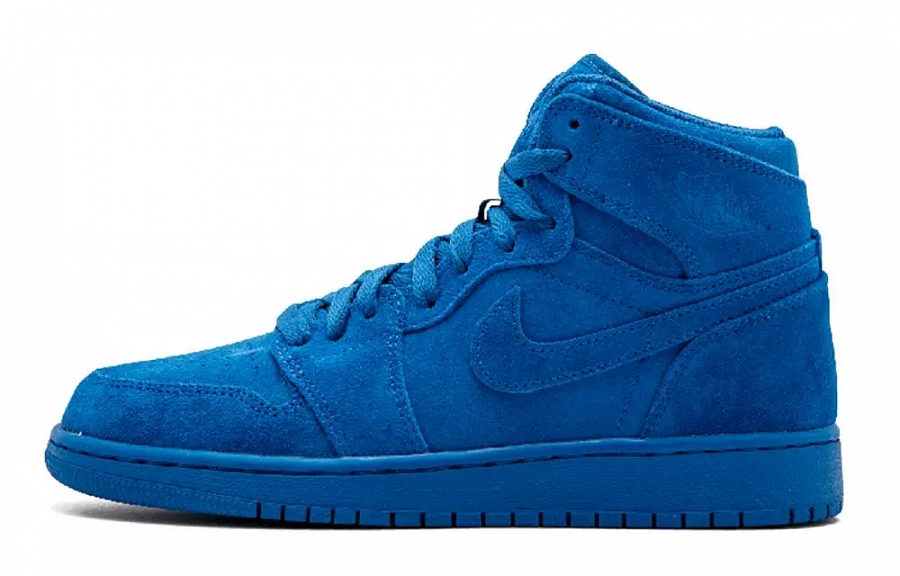 Jordan 1 Retro High Blue Suede GS купить в интернет-магазине Yoocart с быстрой доставкой по России.