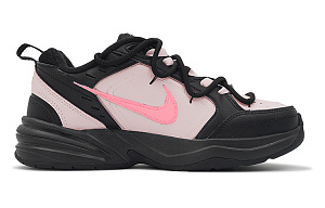 Nike Air Monarch 4 Non slip Lightweight Low top Chunky Sneakers Unisex Black Pink 1 4347191