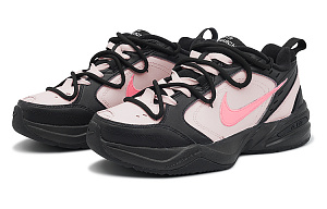Nike Air Monarch 4 Non slip Lightweight Low top Chunky Sneakers Unisex Black Pink 2 4347192