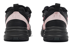 Nike Air Monarch 4 Non slip Lightweight Low top Chunky Sneakers Unisex Black Pink 3 4347193