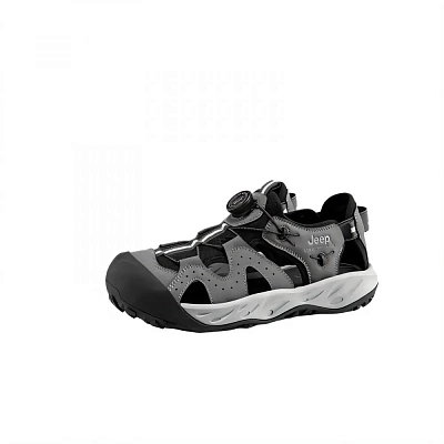 Jeep Outdoor Casual River Trekking Shoes Men's Gray