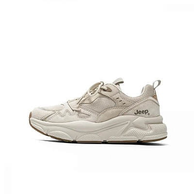 Jeep Shock Absorbers Abrasion Resistant Slip Resistant Low top Chunky Sneakers Women's