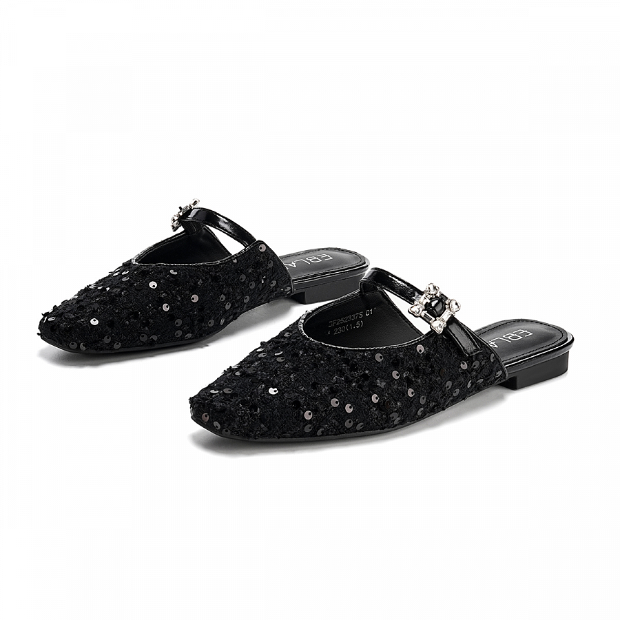 EBLAN Closed Toe Slippers Women's Black купить в интернет-магазине Yoocart с быстрой доставкой по России.