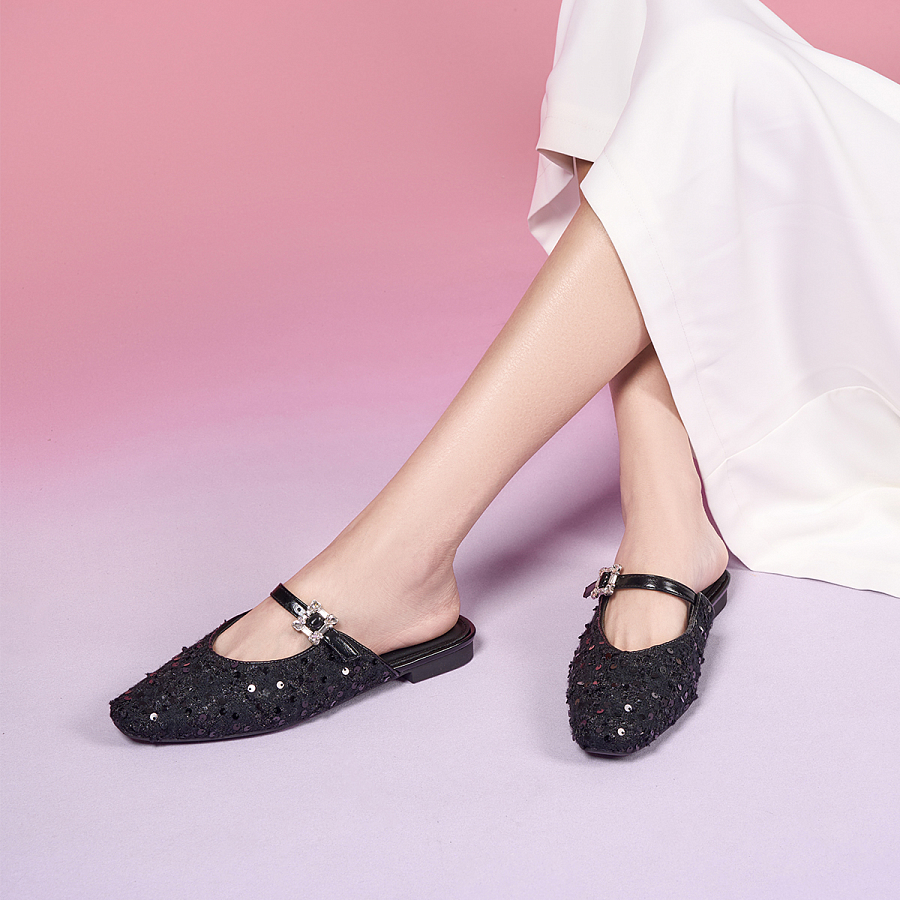 EBLAN Closed Toe Slippers Women's Black купить в интернет-магазине Yoocart с быстрой доставкой по России.