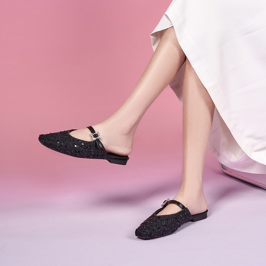 EBLAN Closed Toe Slippers Women's Black купить в интернет-магазине Yoocart с быстрой доставкой по России.