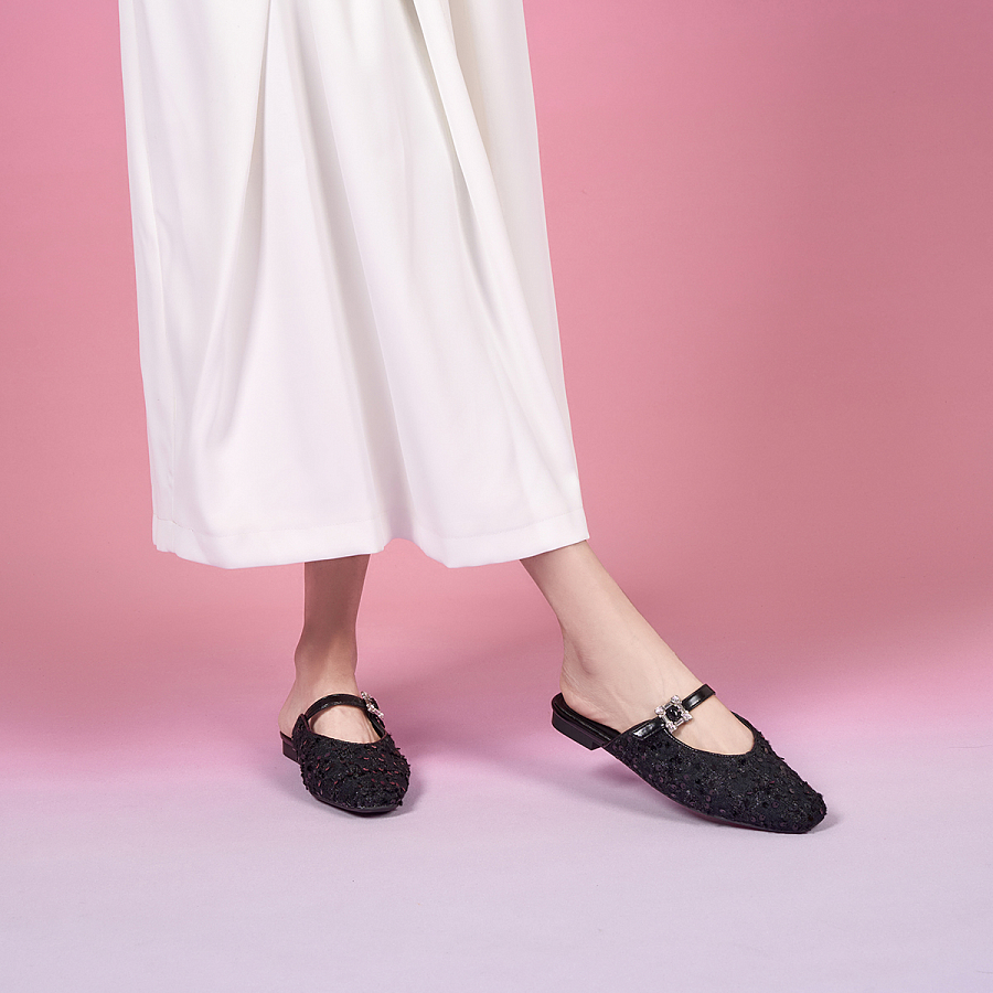 EBLAN Closed Toe Slippers Women's Black купить в интернет-магазине Yoocart с быстрой доставкой по России.