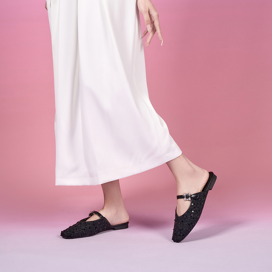 EBLAN Closed Toe Slippers Women's Black купить в интернет-магазине Yoocart с быстрой доставкой по России.