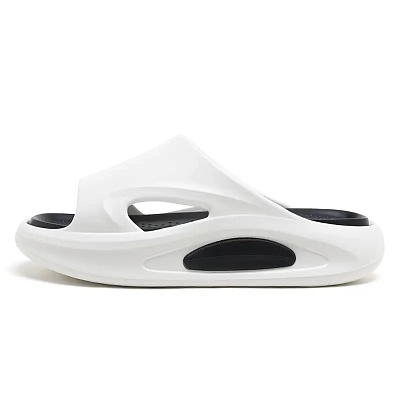 Jeep EVA Abrasion Resistant Slide Slippers Men's White Black