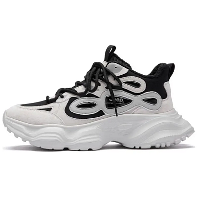 Jeep Wear resistant And Lightweight Low Top Chunky Sneakers Men's