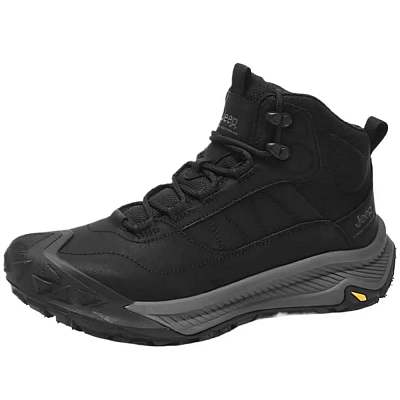 Jeep Mid Top Hiking Shoes Unisex Black