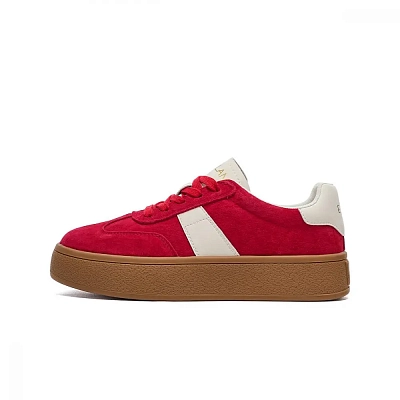 EBLAN Low-Top Skateboard Shoes Women's Red
