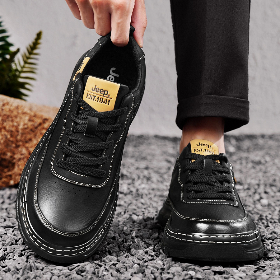 Jeep Casual Leather Shoes Men's купить в интернет-магазине Yoocart с быстрой доставкой по России.