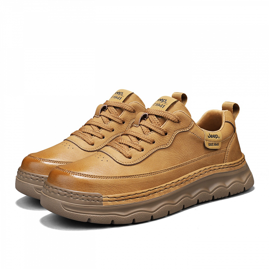 Jeep Casual Leather Shoes Men's купить в интернет-магазине Yoocart с быстрой доставкой по России.