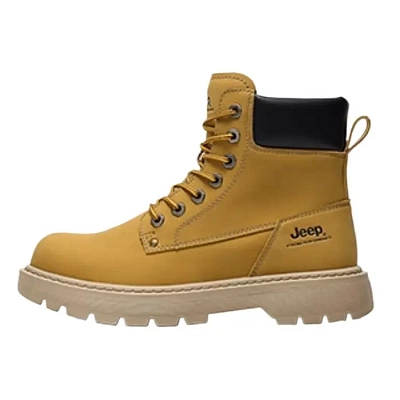 Jeep Warm And Wear-Resistant Short Outdoor Boots Men's