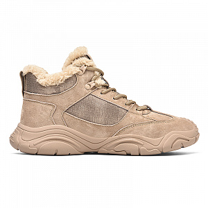 Jeep Abrasion Resistant Mid Top Hiking Shoes Men's Sand 1 4359574