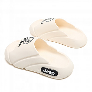 Jeep EVA Slide Slippers Men's White 1 4359687